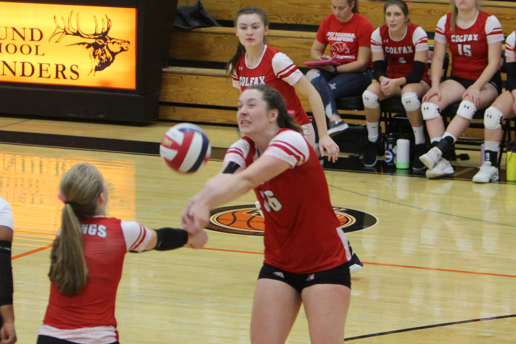 Colfax at Elk Mound volleyball 10-17-19